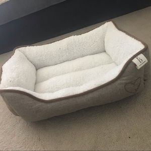 Tan furry Cat/Dog bed